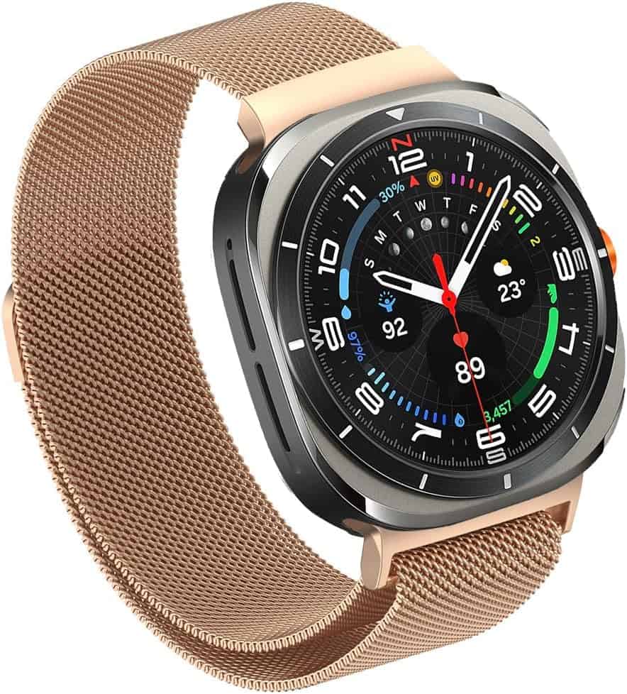 Stainless Steel Adjustable Milanese Strap For Samsung Galaxy Watch 8 Classic 40MM 44MM 46MM / Ultra 47mm 2024 2025 Stainless Steel Adjustable Milanese Strap For Samsung Galaxy Watch 8 Classic 40MM 44MM 46MM / Ultra 47mm 2024 2025